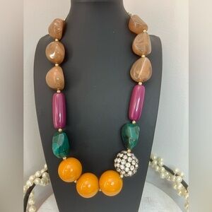 Celeste Michelle Bali Nights Necklace for Anthropologie 24” D5